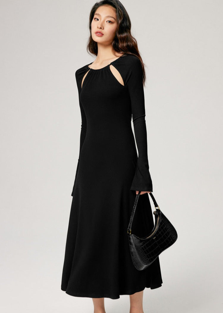 Back Open Cutout Dress