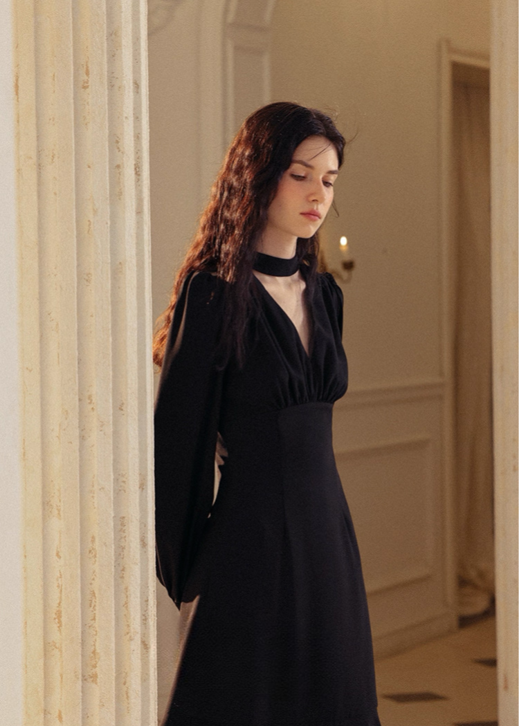 Black Flare Dress