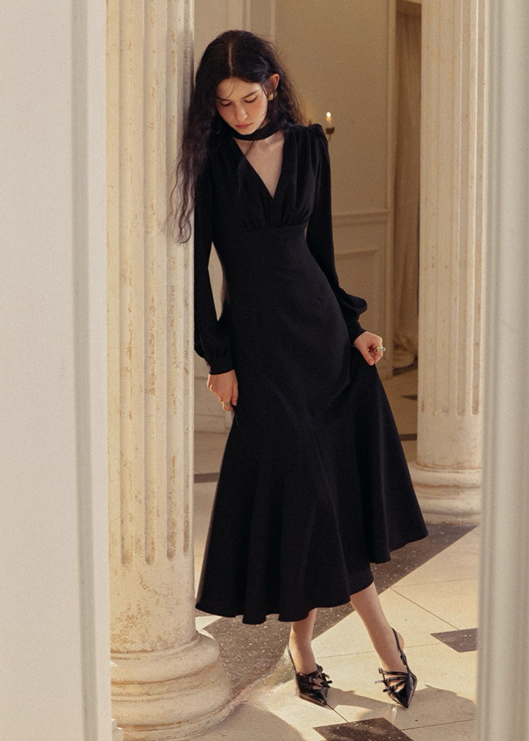 Black Flare Dress