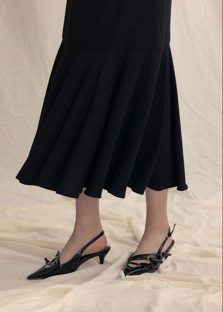 Black Flare Dress