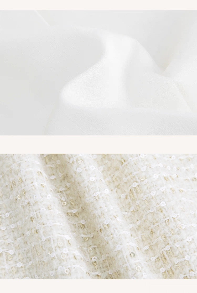 Ivory Tweed Jacket