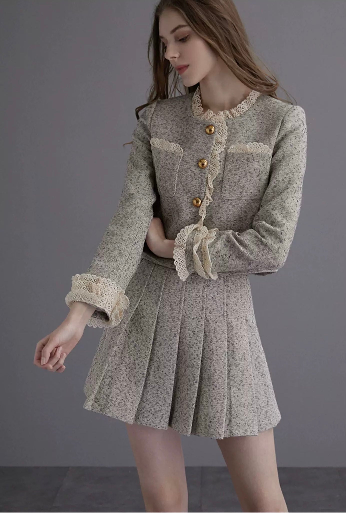 Lace Tweed Set-up