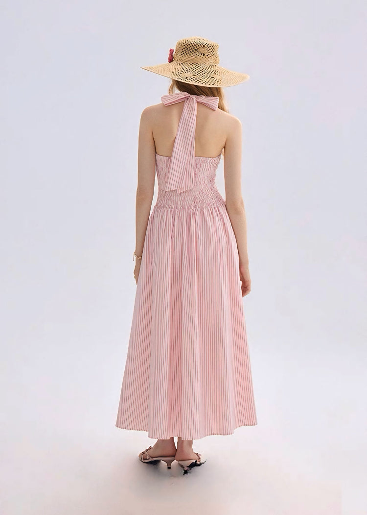 Rosalie Bow-Tie Halter Dress