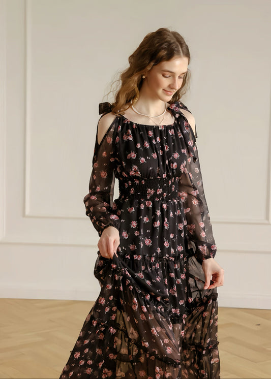Rose Sheer Dress