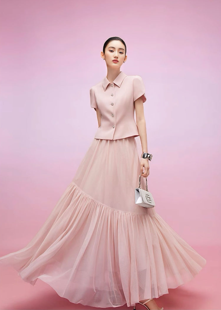 Tulle Maxi Skirt