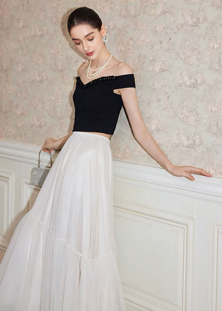 Tulle Maxi Skirt