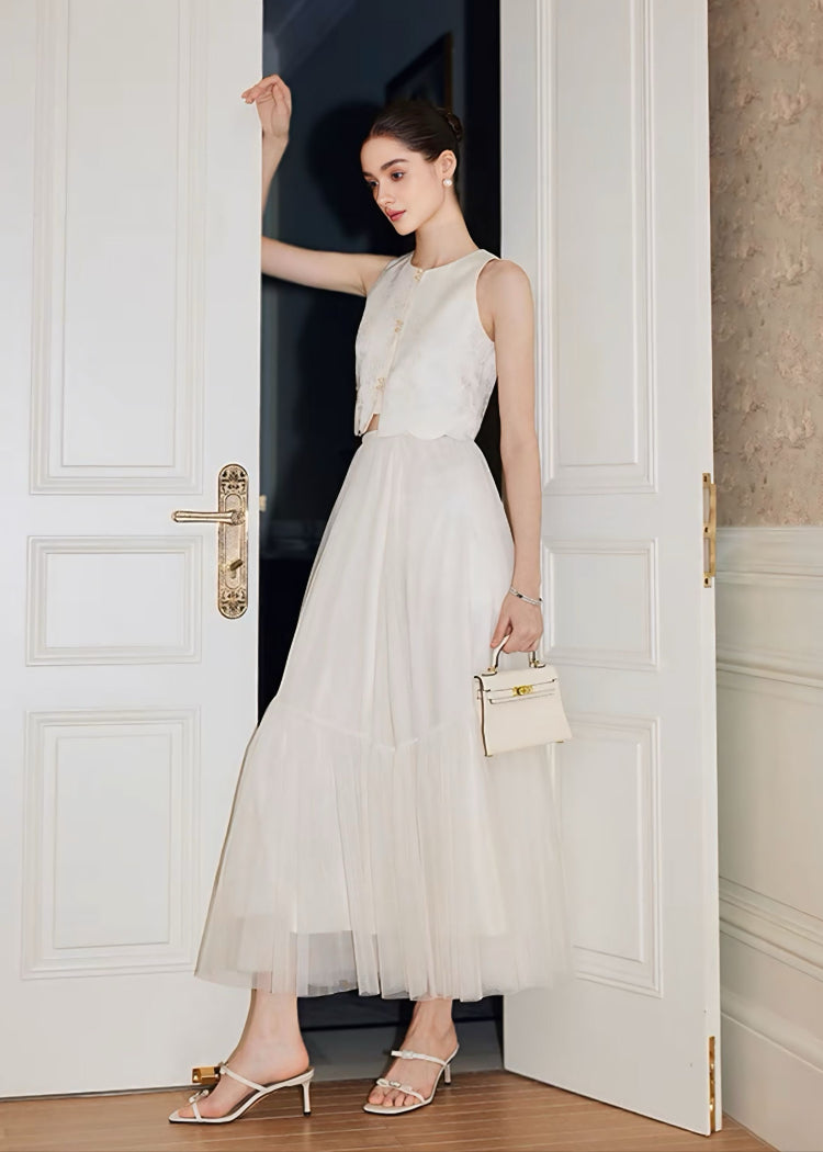 Tulle Maxi Skirt