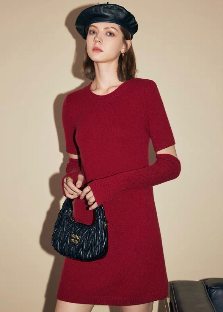 Wool 2-Way Knit Dress