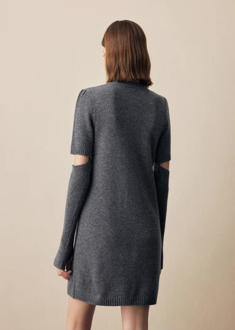 Wool 2-Way Knit Dress