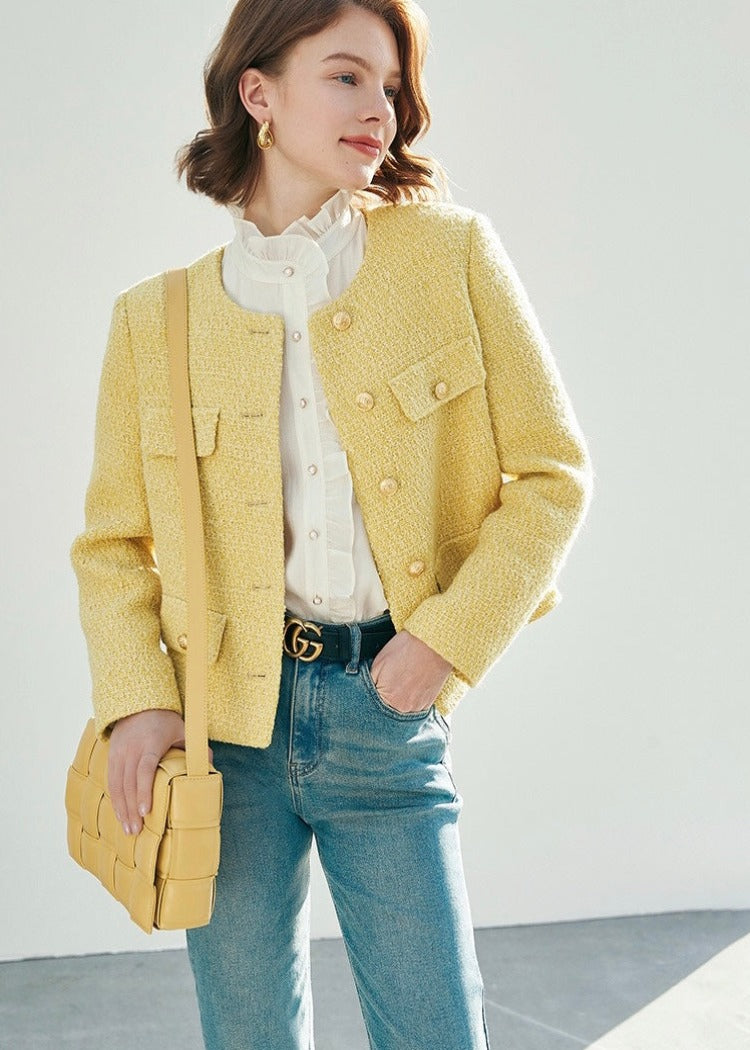 Colored Tweed Jacket – BONITA ESCARLATA