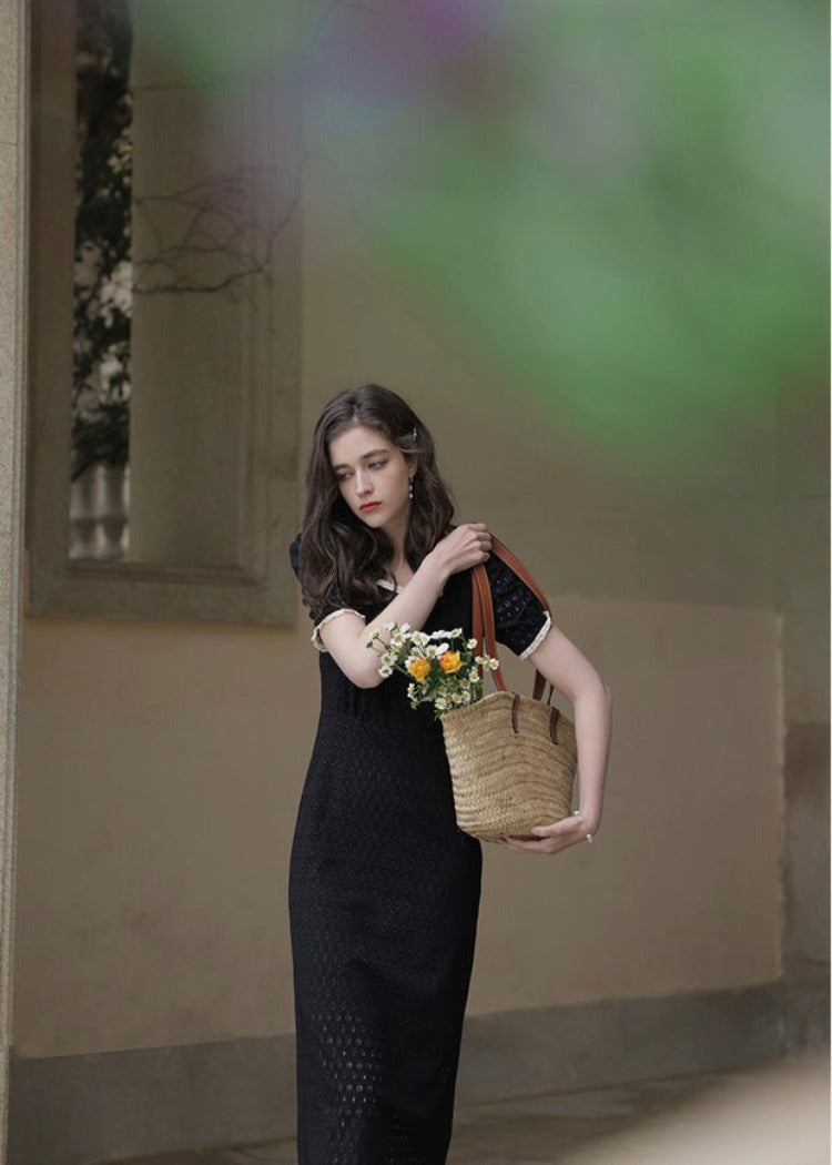 French Black Dress