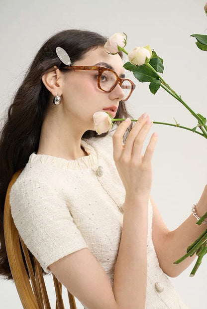 クラシック ツイードミニワンピース