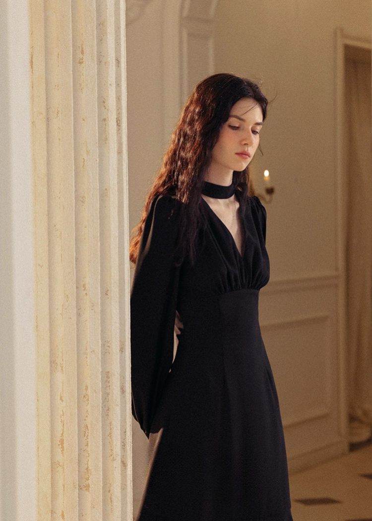 Black Flare Dress