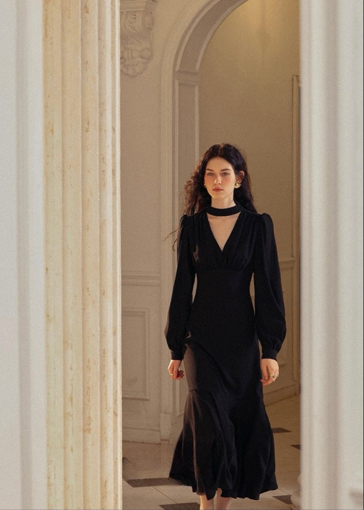 Black Flare Dress