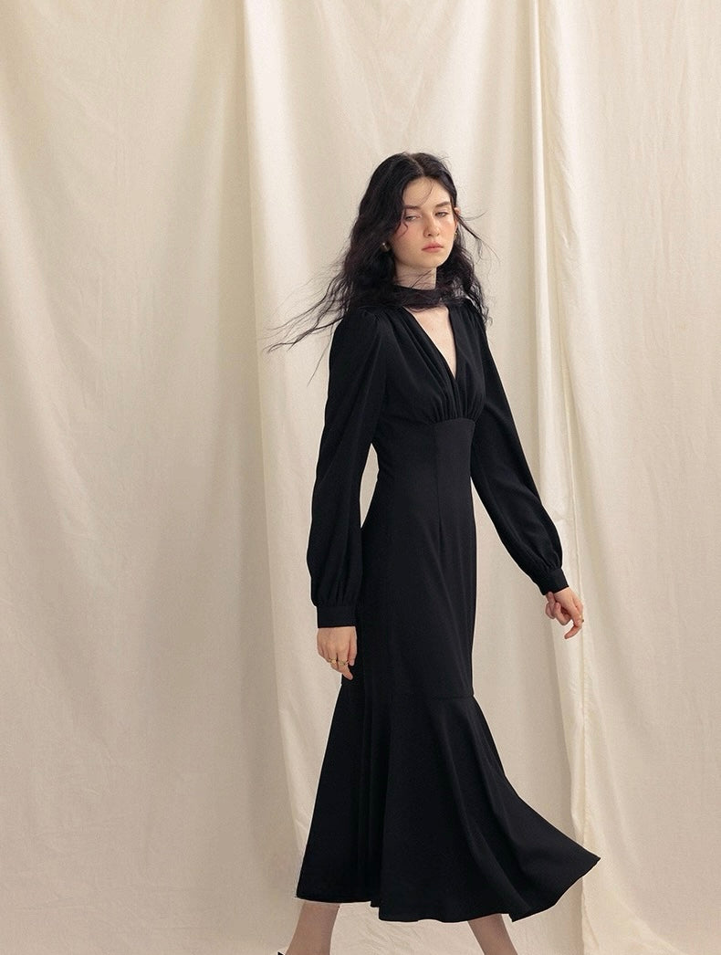Black Flare Dress