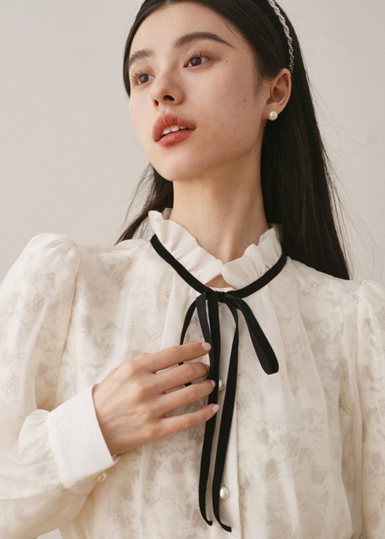 Bow Tie Blouse – BONITA ESCARLATA