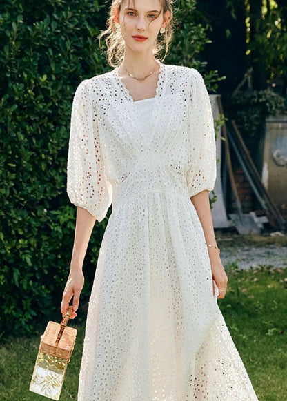 COTTON LACEY DRESS