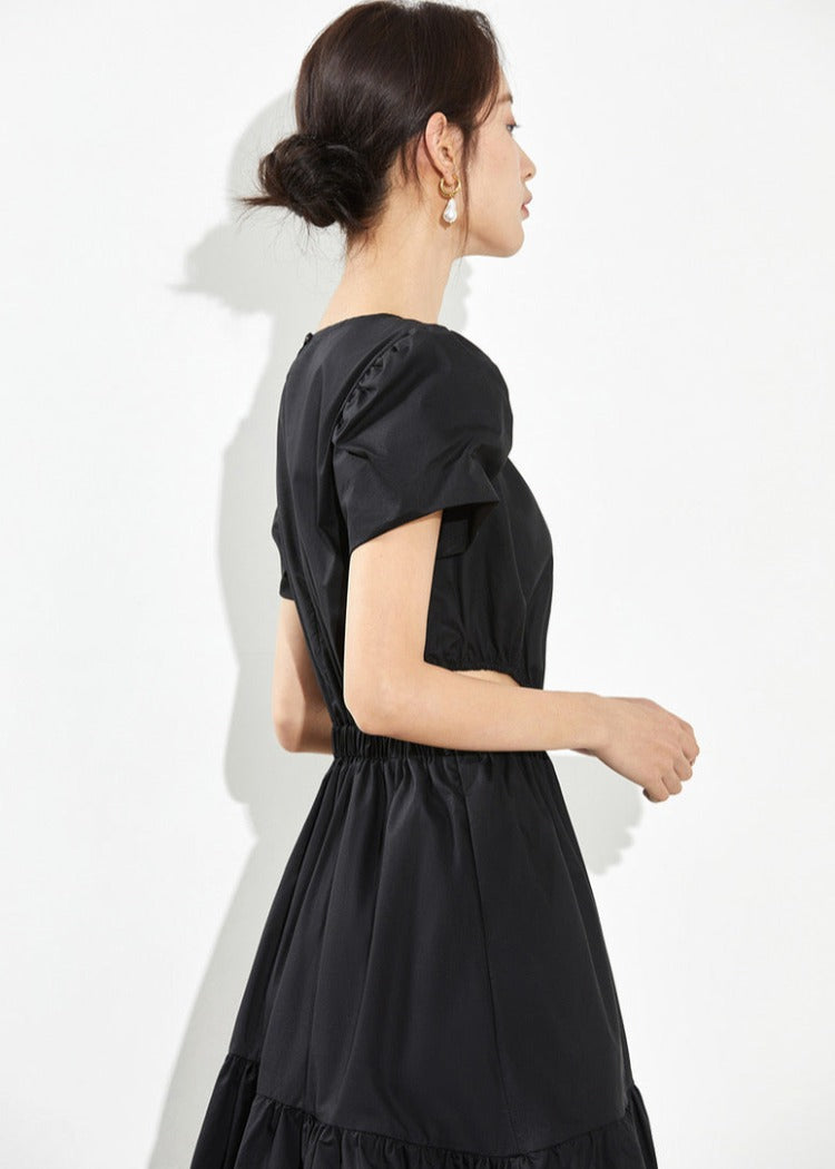 Cutout Asymmetry Dress