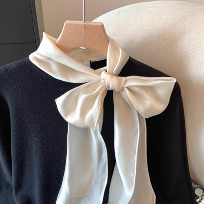 Bow-Tie Knit Top