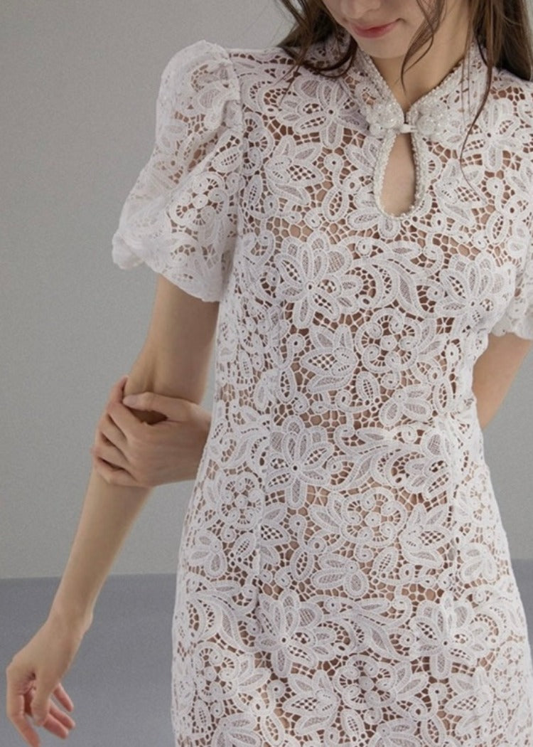 Flower Embroidered Dress