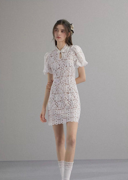 Flower Embroidered Dress