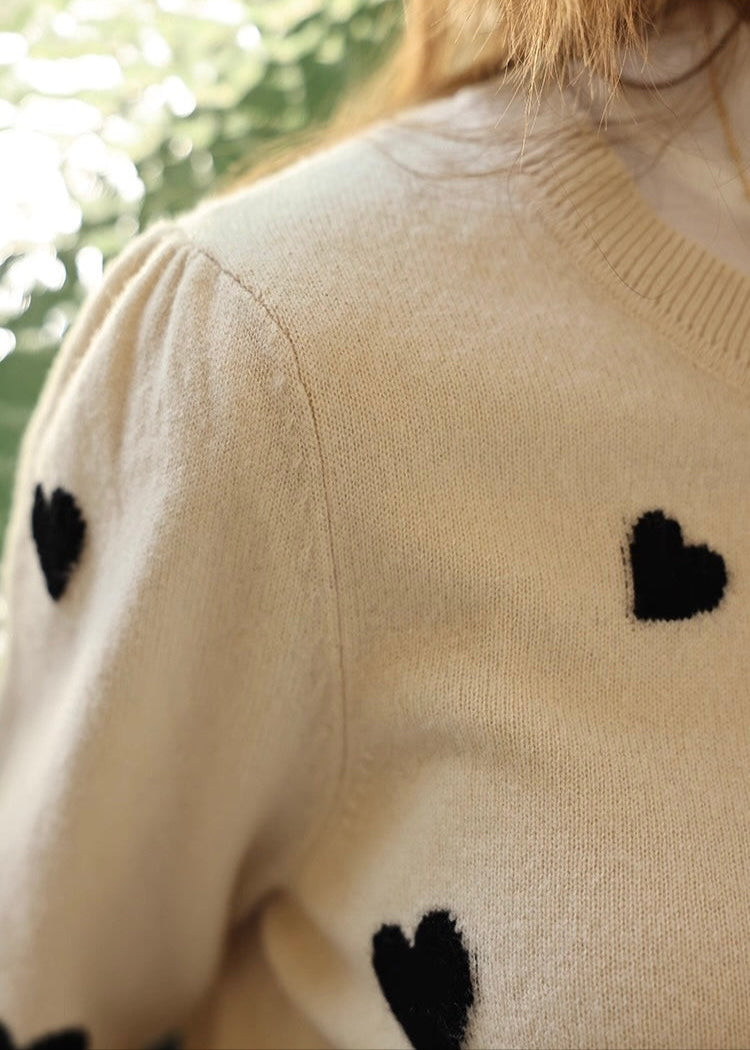 Heart Motif Cardigan