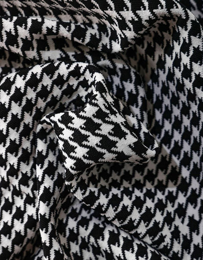 Houndstooth Pattern Dress