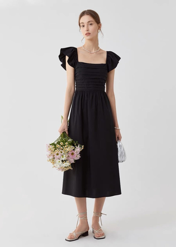 Gather Frilled Dress