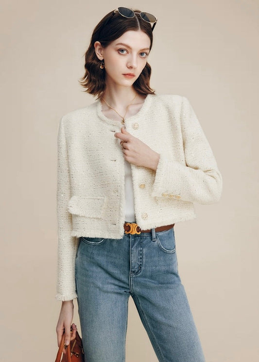 Ivory Tweed  Jacket