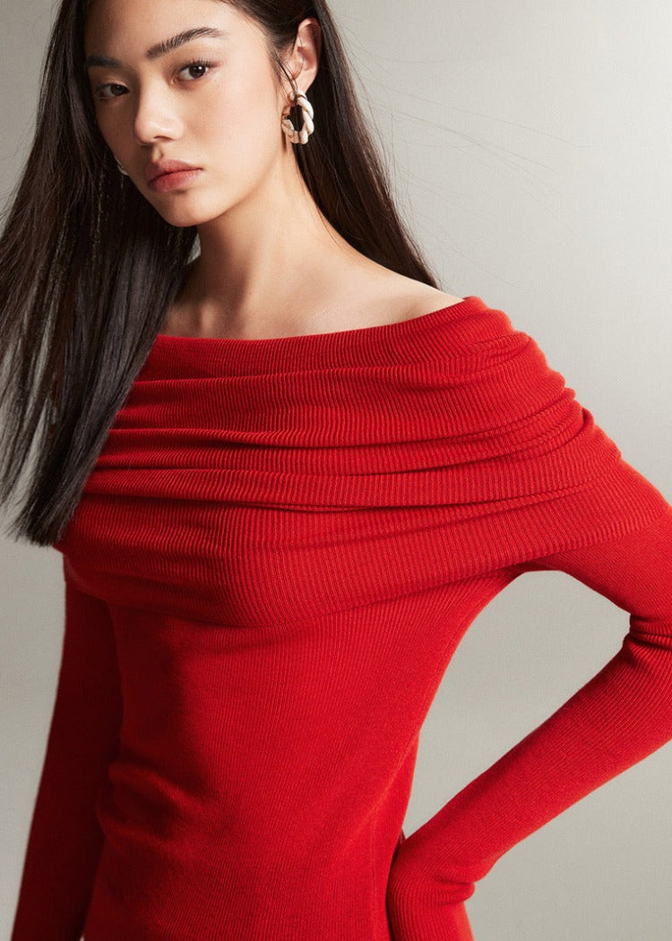 Off Shoulder Sweater