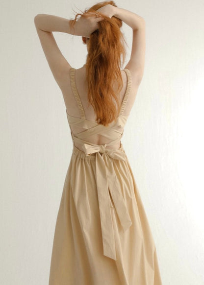 Open Back Maxi Dress