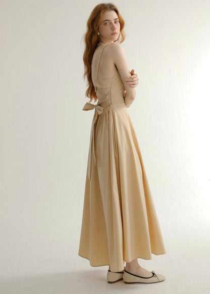 Open Back Maxi Dress