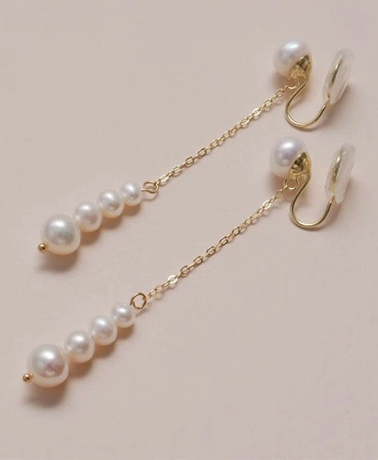 Pearl Chain earings