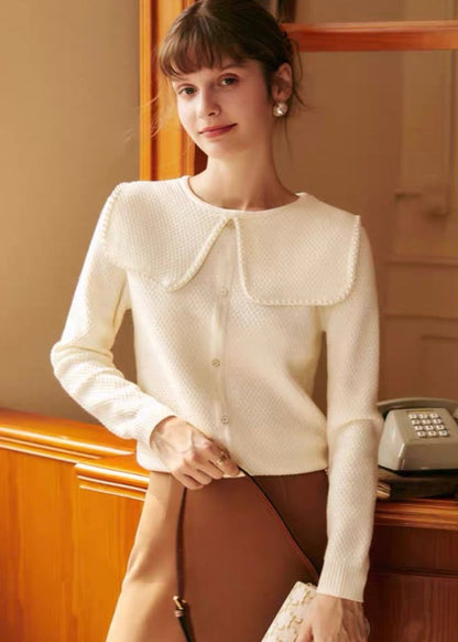 Pearl Collar Knit