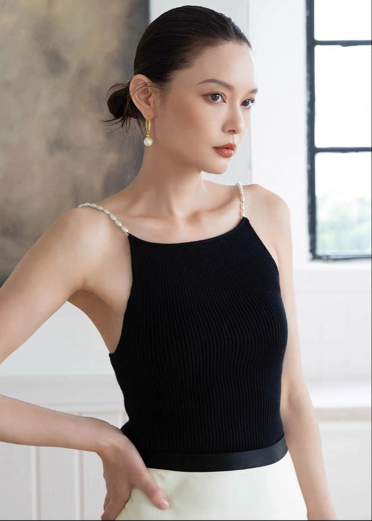 Pearl Strap Cami Top