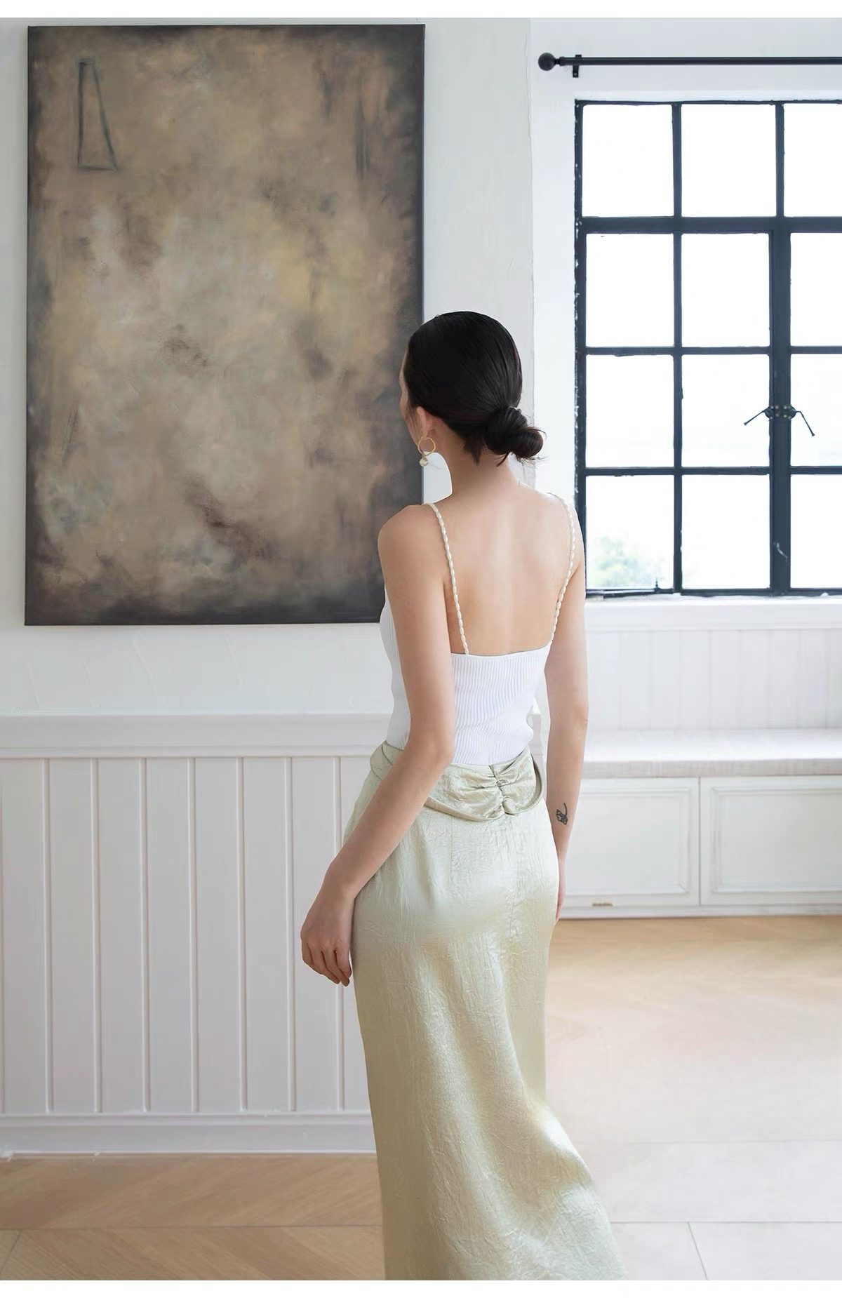 Pearl Strap Cami Top