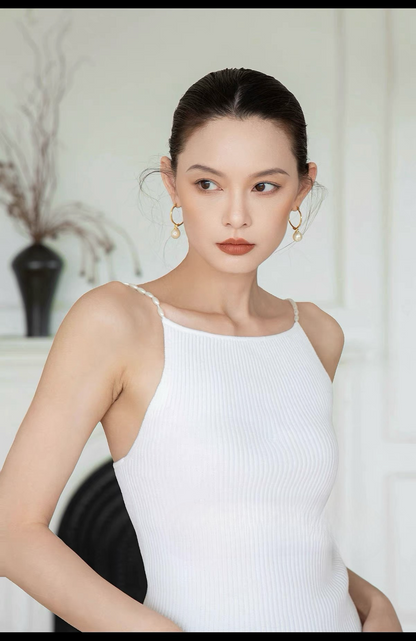 Pearl Strap Cami Top