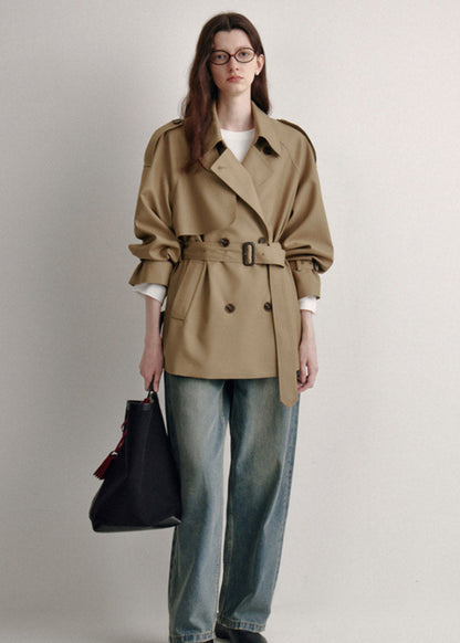 Relaxed Belted Trench