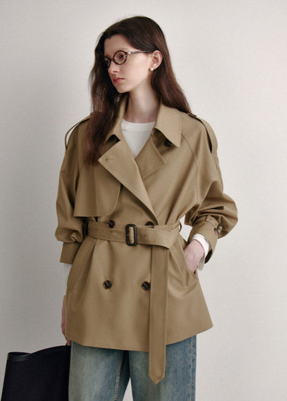 Relaxed Belted Trench