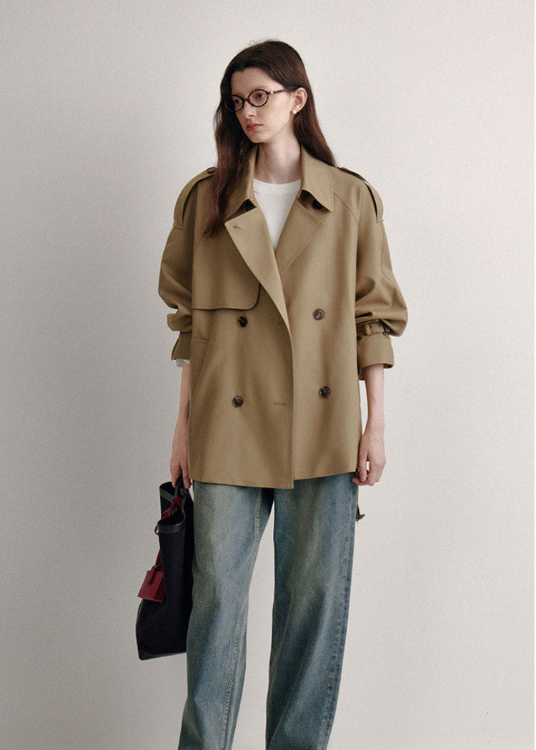 Relaxed Belted Trench