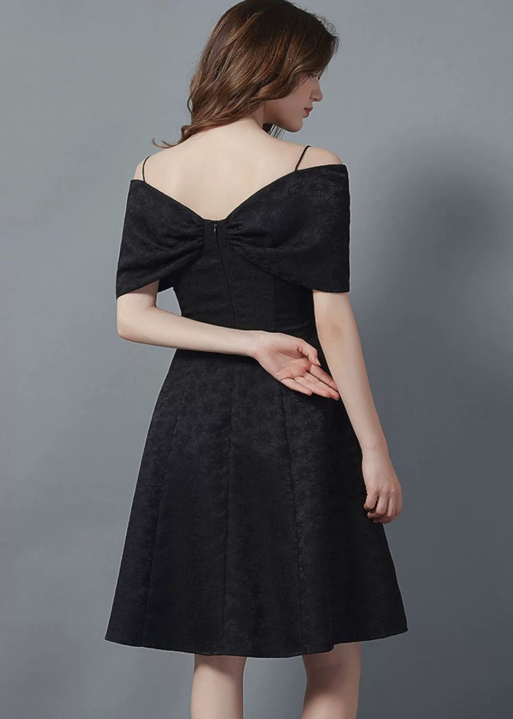 Ribbon Jacquard Dress