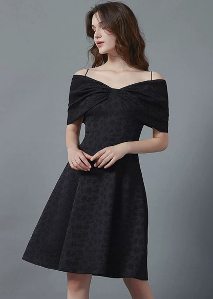 Ribbon Jacquard Dress