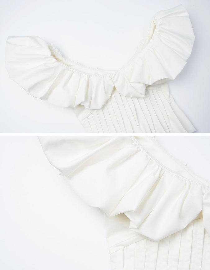 Ruffle Off Shoulder Blouse