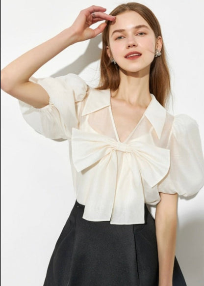 Staple Ribbon Blouse