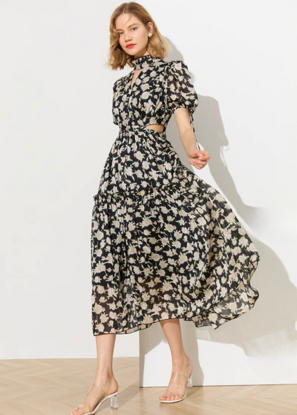 Summer Floral Printed Dress – BONITA ESCARLATA