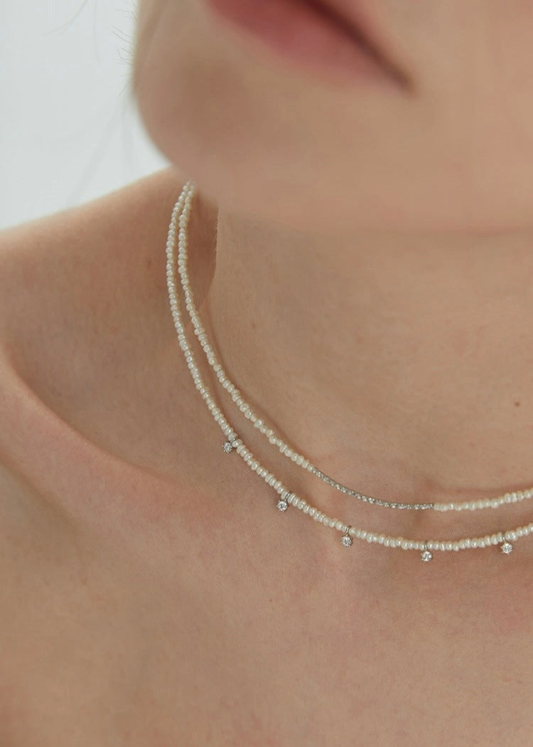 Thin Pearl Choker