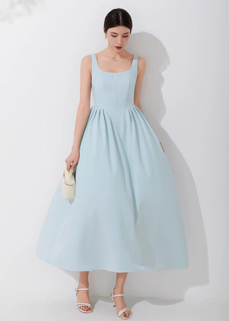 Timeless Elegance A-Line Blue Dress