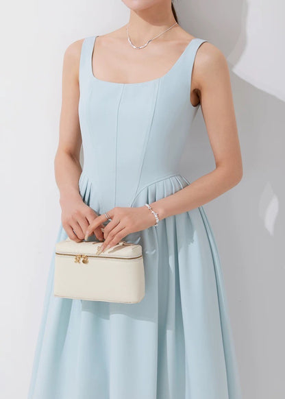 Timeless Elegance A-Line Blue Dress