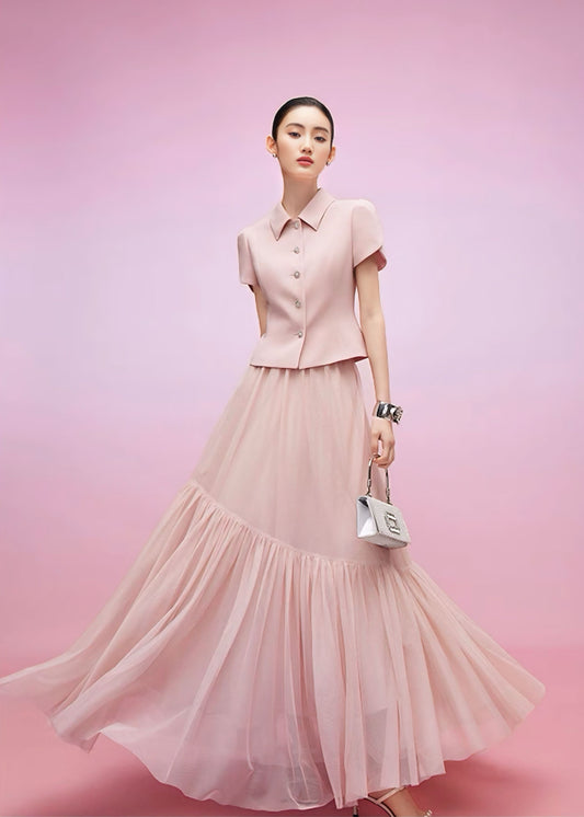 Tulle Maxi Skirt