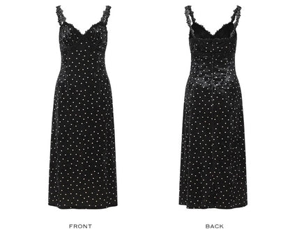 Velvet Dot Dress